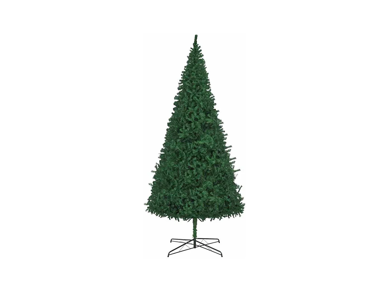Kunstkerstboom met decoratieve touwlichten Groen 400 cm PVC