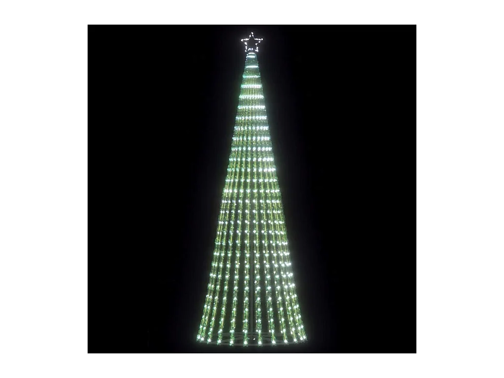 LED Árvore de Natal 475 LEDs Branco Frio 247 cm