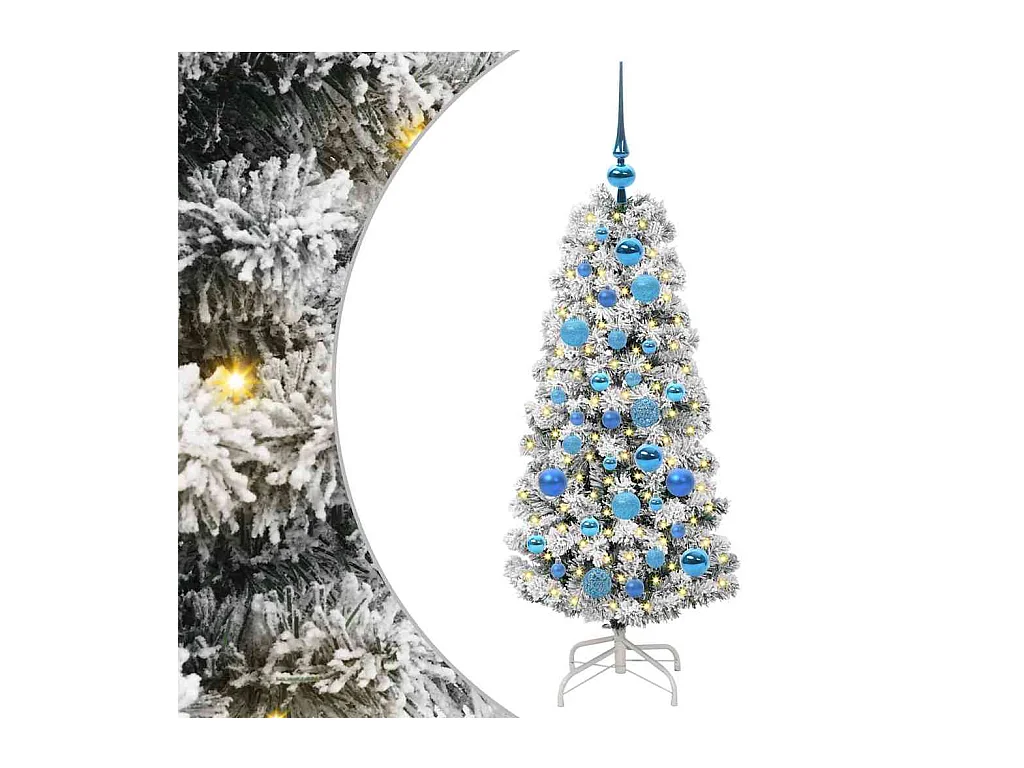 Sapin de Noël Artificiel à Branches Articulées 120 cm PVC