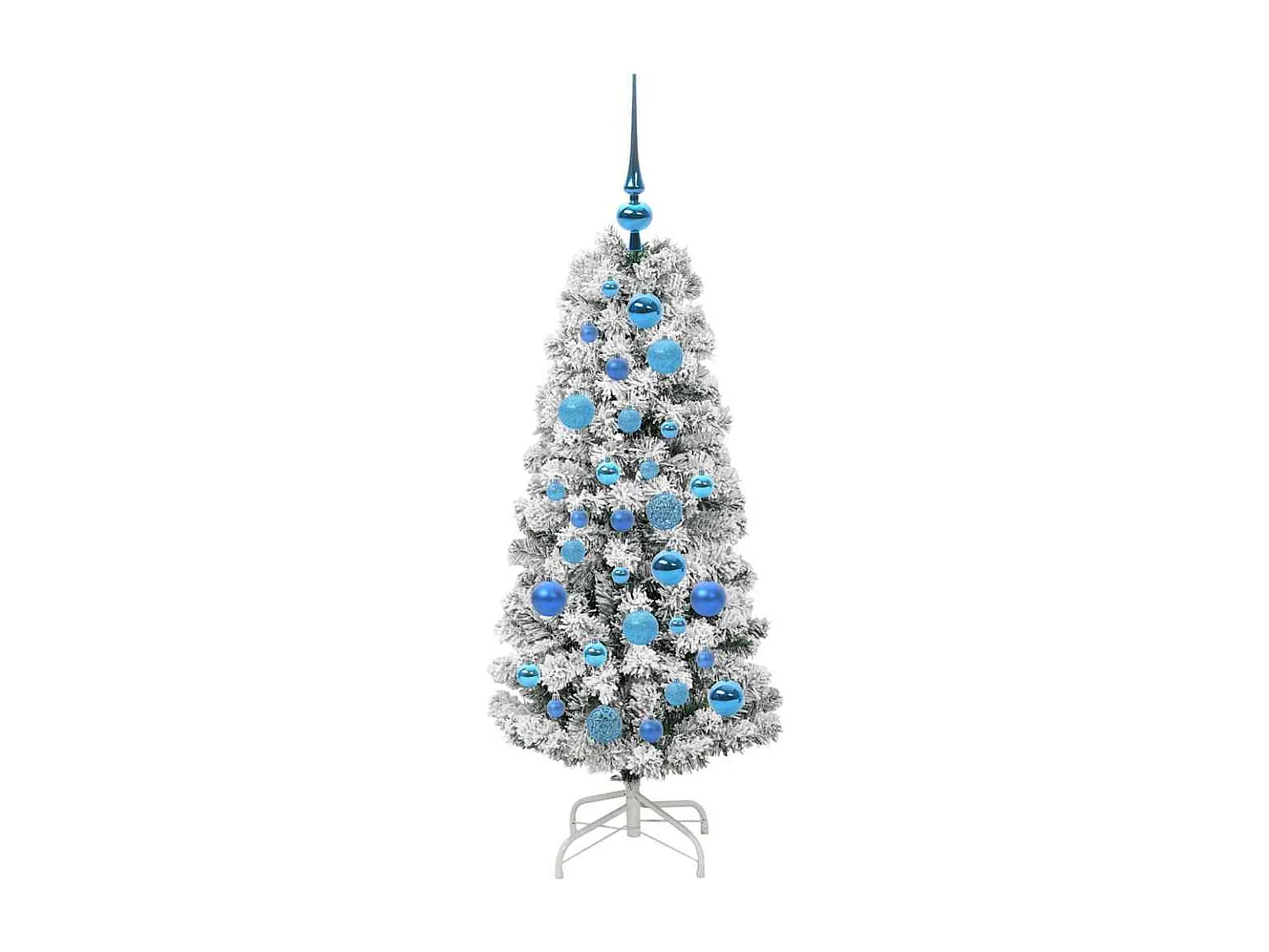 Kunstmatig Gelen Kerstboom met LED -striplichten 120 cm PVC