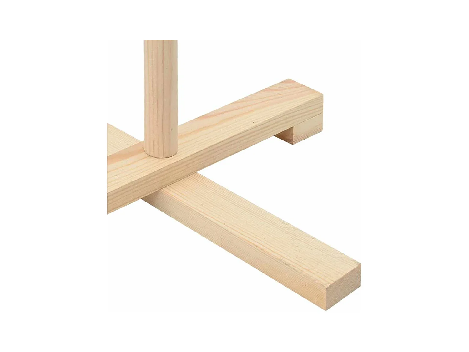 Arbre de Noël en bois Naturel 210 cm Bois massif en pin