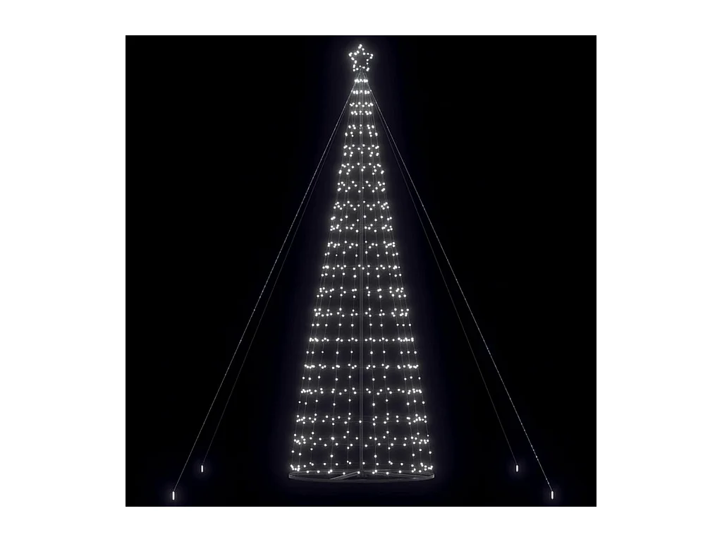 Sapin de Noël à LED 1534 LED blanc froid 503 cm