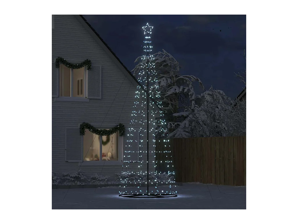 Sapin de Noël à LED 1534 LED blanc froid 503 cm