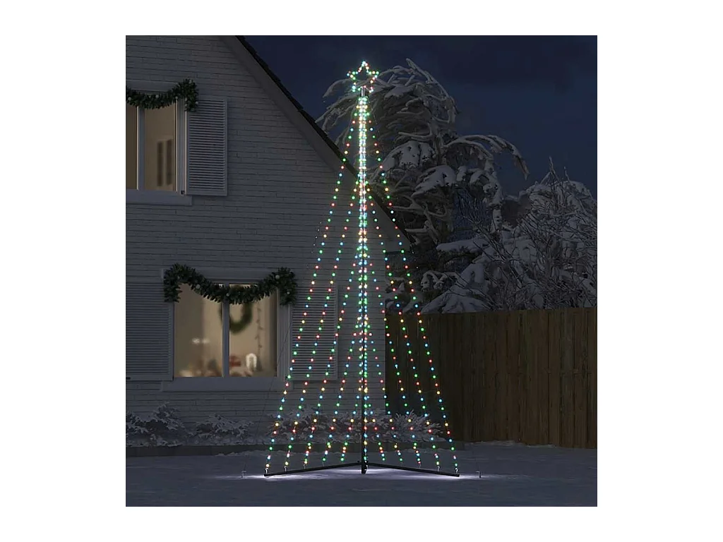 Sapin de Noël à LED 570 LED colorées 399 cm