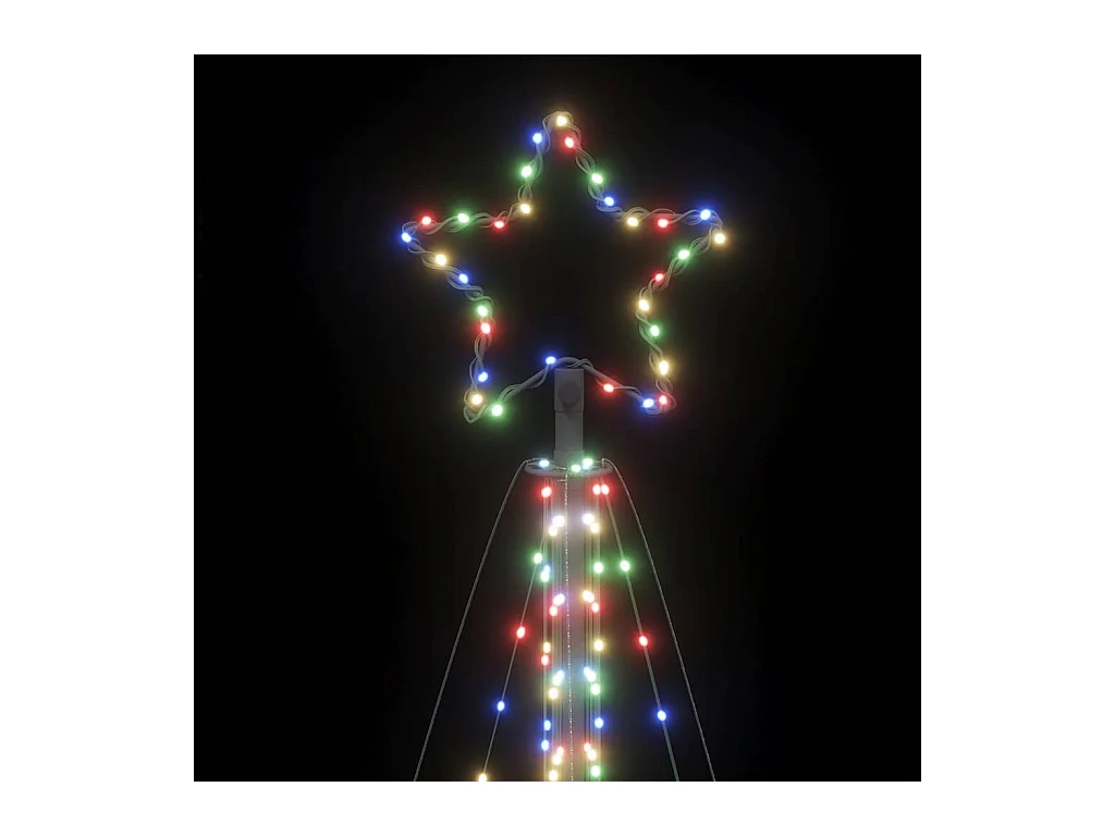 Sapin de Noël à LED 570 LED colorées 399 cm