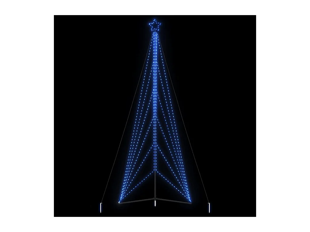 Sapin de Noël à LED 861 LED bleu 478 cm