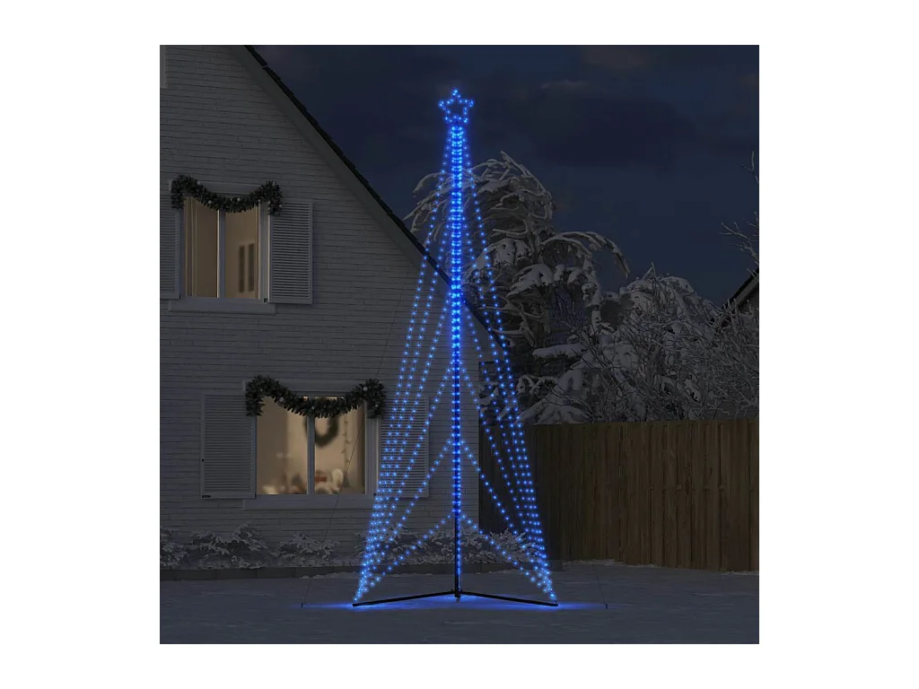 Sapin de Noël à LED 861 LED bleu 478 cm