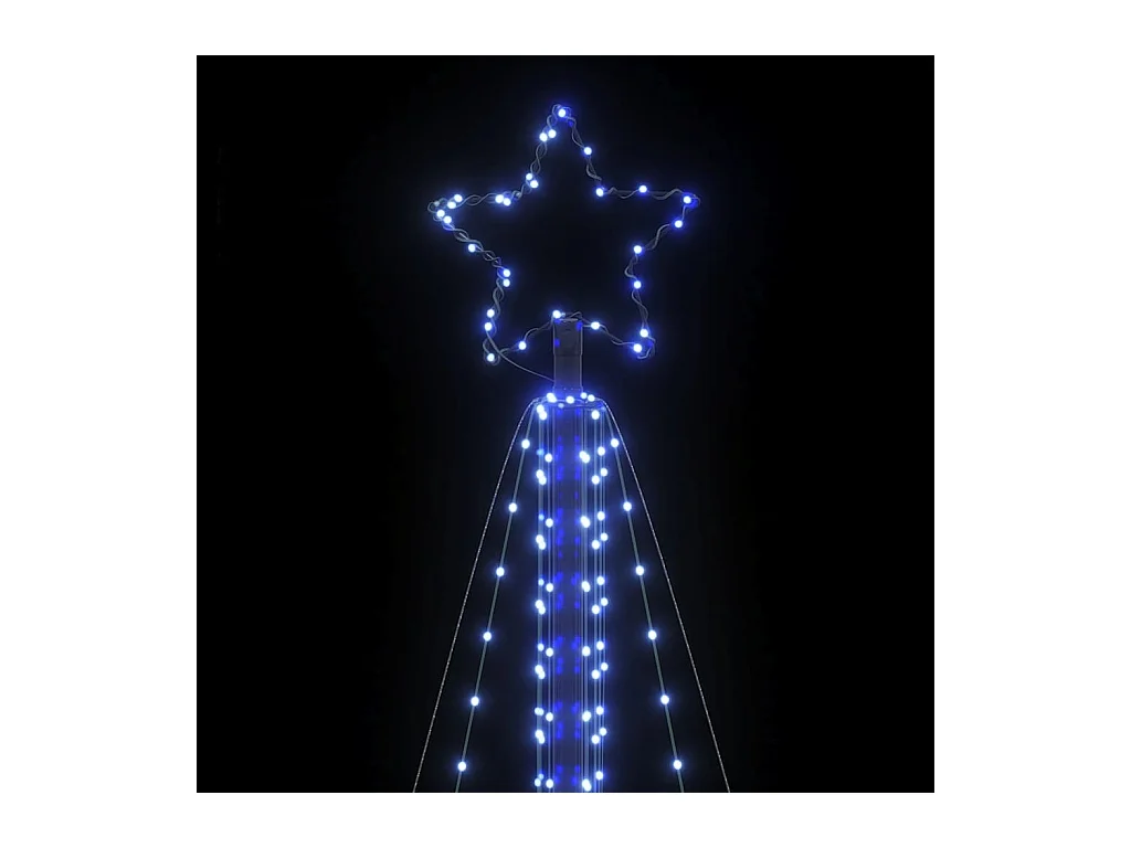 Sapin de Noël à LED 861 LED bleu 478 cm