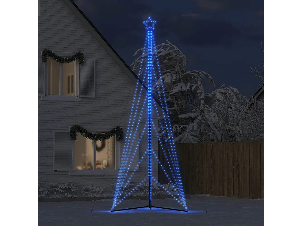Sapin de Noël à LED 861 LED bleu 478 cm