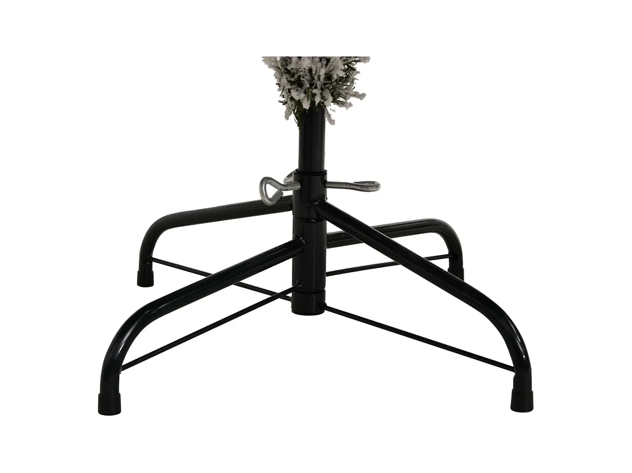 Sapin de Noël artificiel à charnières avec neige floquée 270 cm