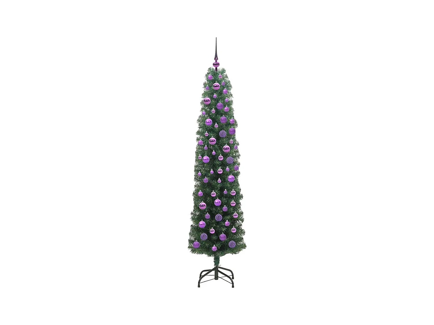Árbol de Navidad artificial Verde 180 cm PVC, Acero y Plástico