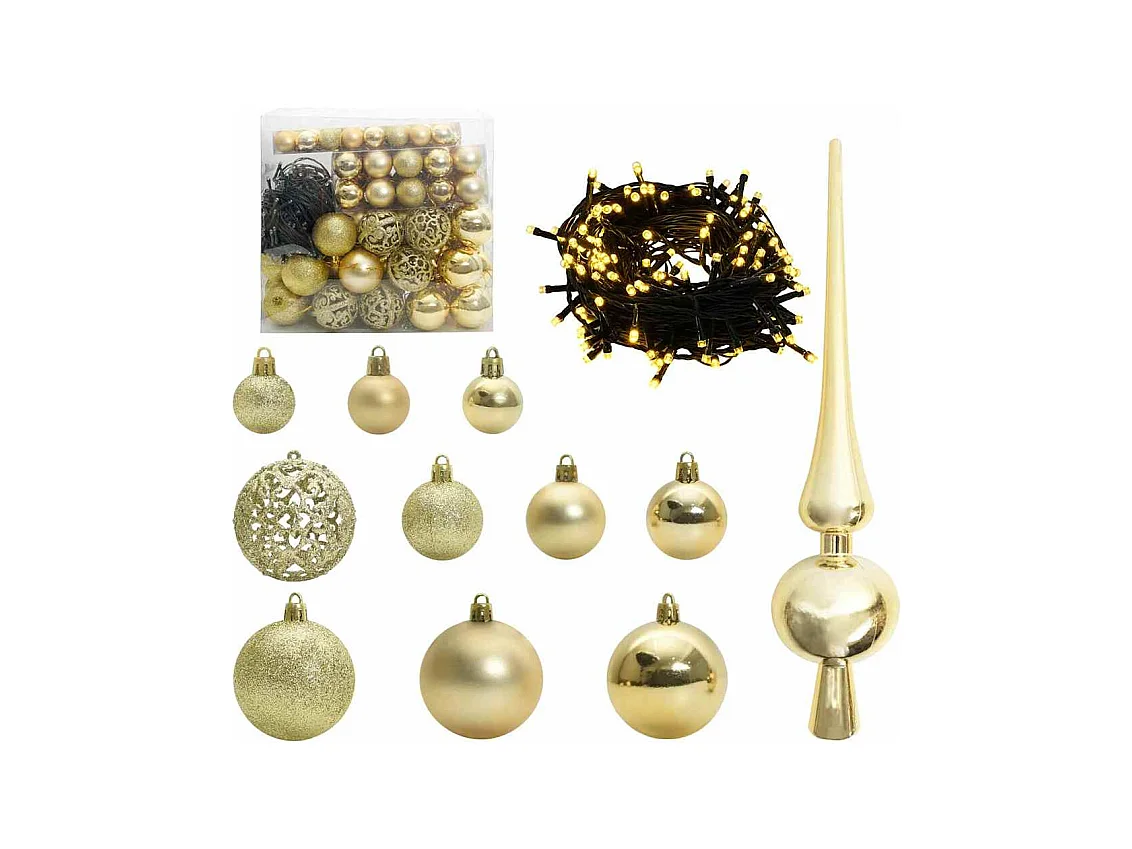 Sapin de Noël artificiel pré-éclairé Argent 180 cm PET