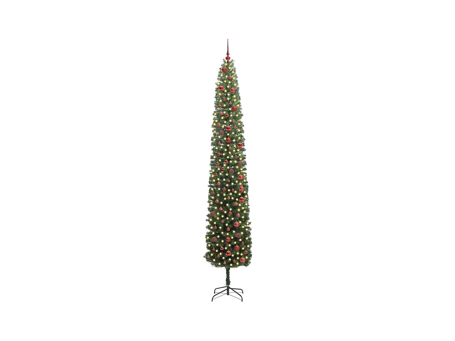 Árbol de Navidad artificial Verde 300 cm PVC, Acero y Plástico