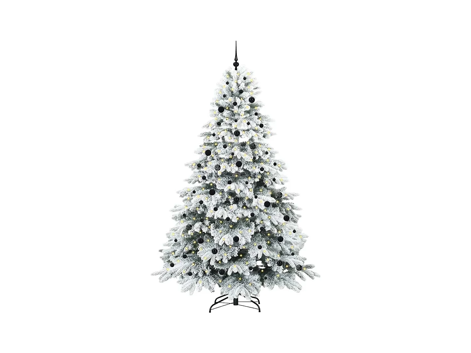Sapin de Noël artificiel avec 300 LED Vert 240 cm PE et PVC