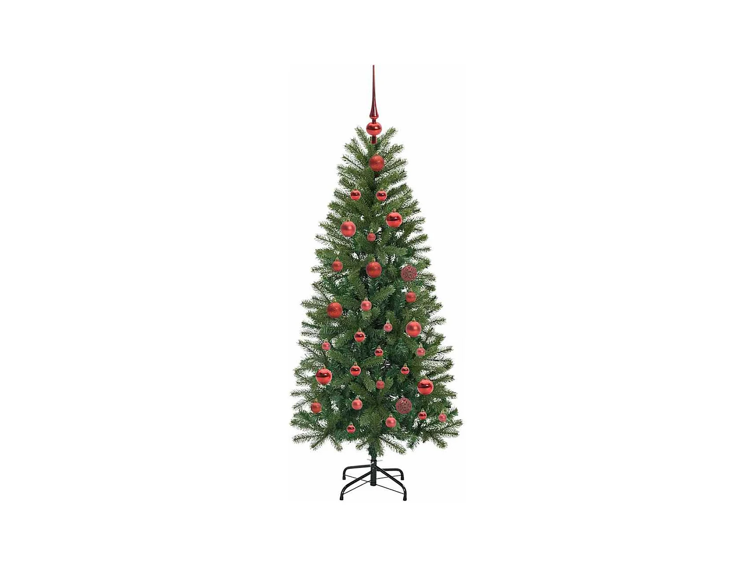 Sapin de Noël artificiel avec 150 LED Vert 150 cm PE et PVC