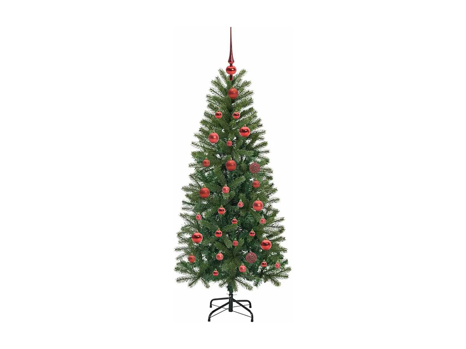 Sapin de Noël artificiel avec 150 LED Vert 150 cm PE et PVC
