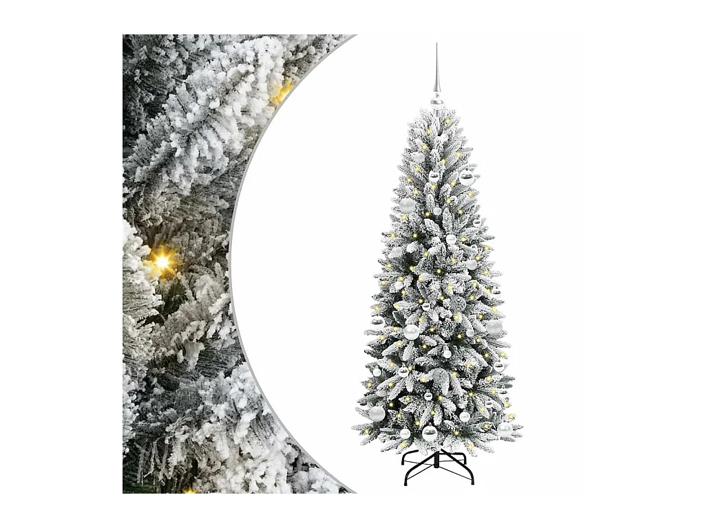 Árbol de Navidad artificial con 150 LED 63 x 63 x 150 cm