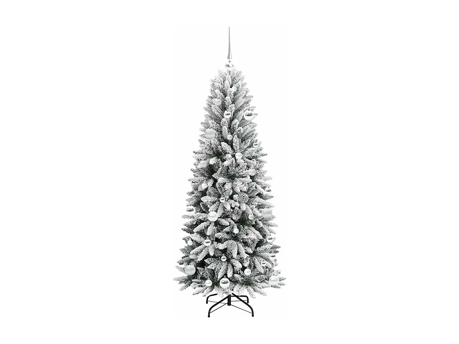 Sapin de Noël artificiel avec 150 LED Blanc 63 x 63 x 150 cm