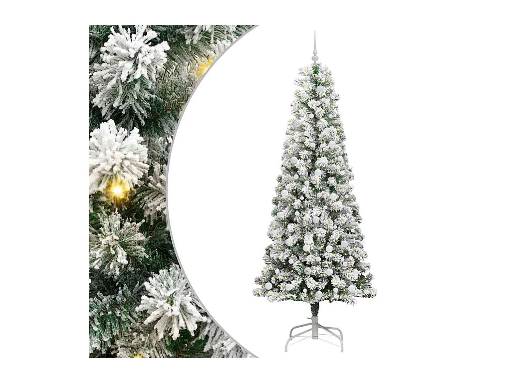 Sapin de Noël Artificiel à Branches Articulées 240 cm PVC