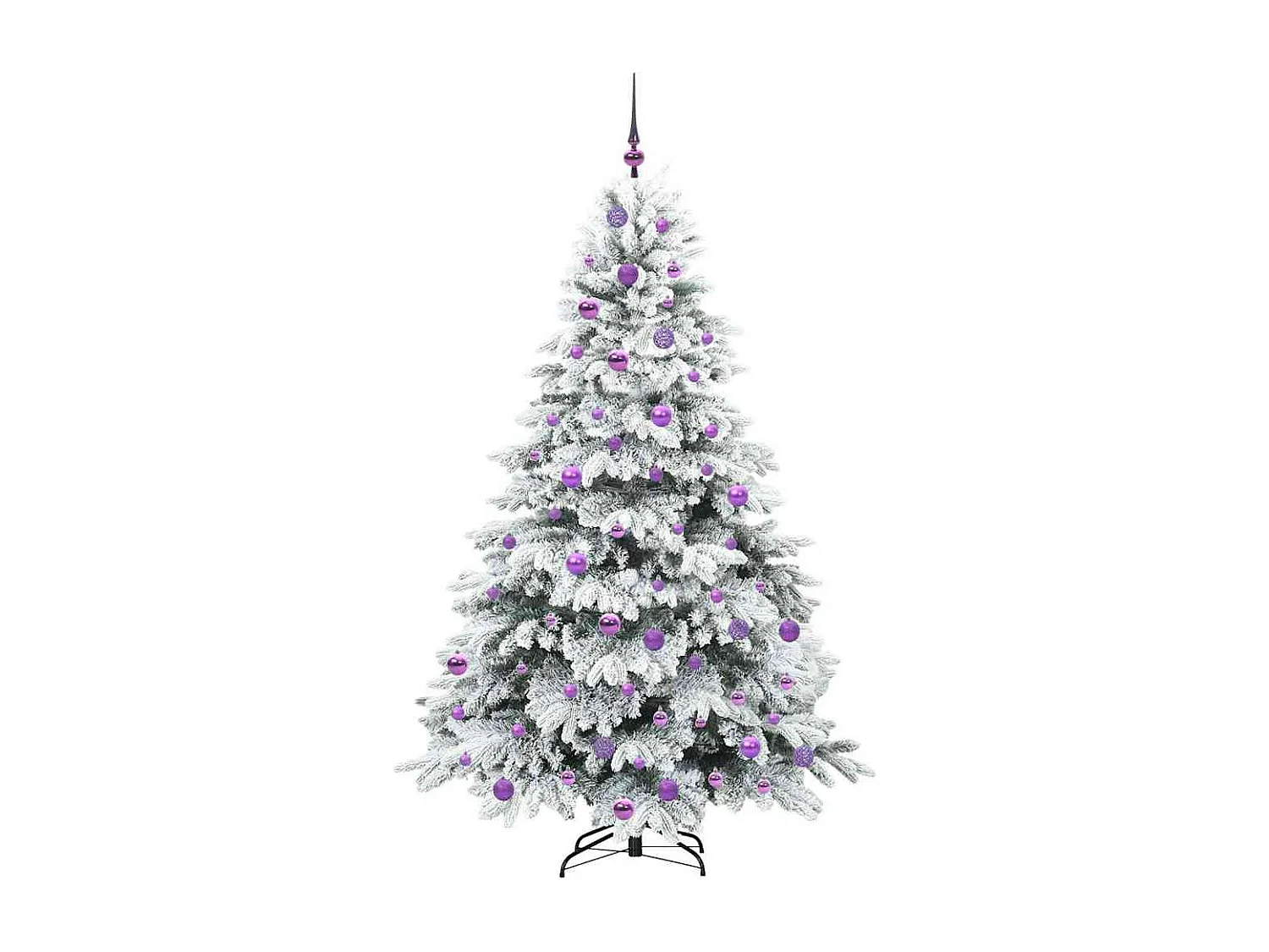 Árbol de Navidad artificial con 300 LED Verde 180 cm PE y PVC