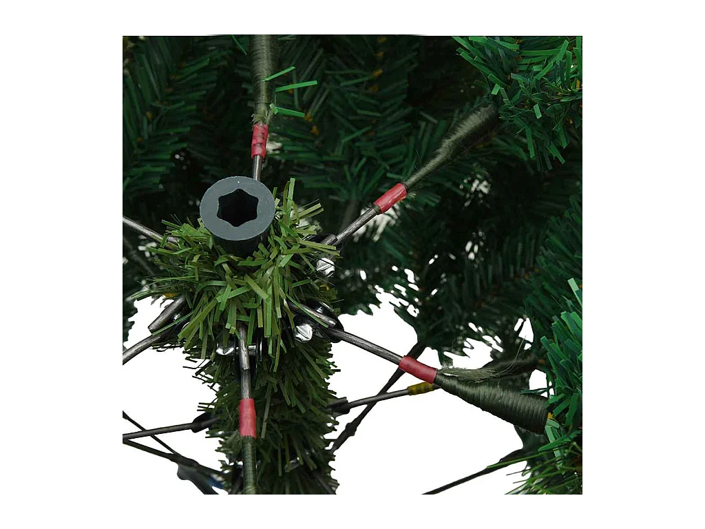 Arbre de Noël Artificiel Moderne à Charnières Flocké avec Neige