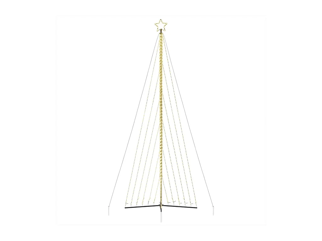 Sapin de Noël à LED 789 LED blanc chaud 476 cm