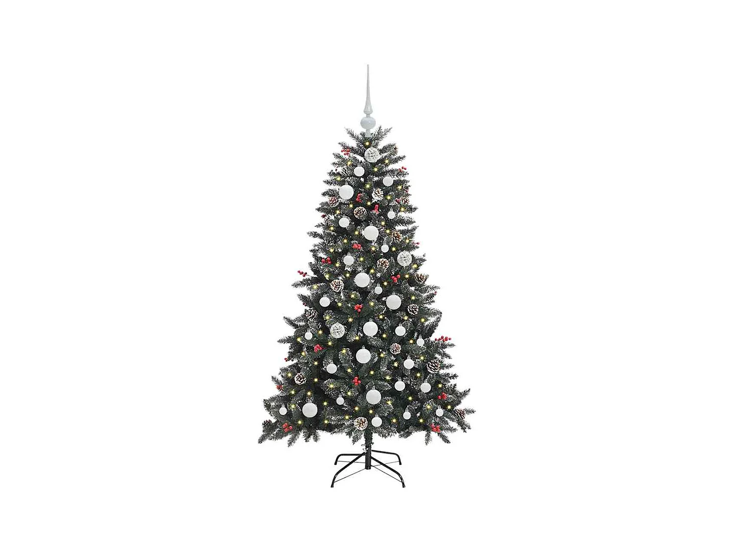 Árbol de Navidad artificial Verde 83.5 x 83.5 x 150 cm