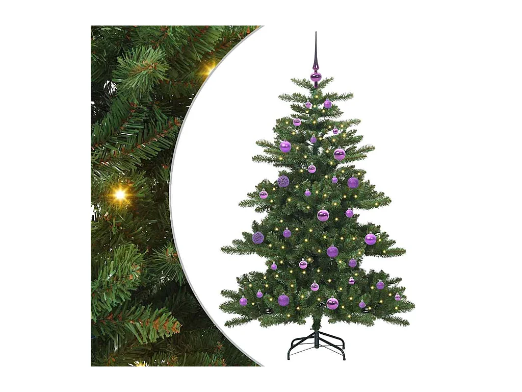 Sapin de Noël Artificiel à Branches Articulées 150 cm PVC