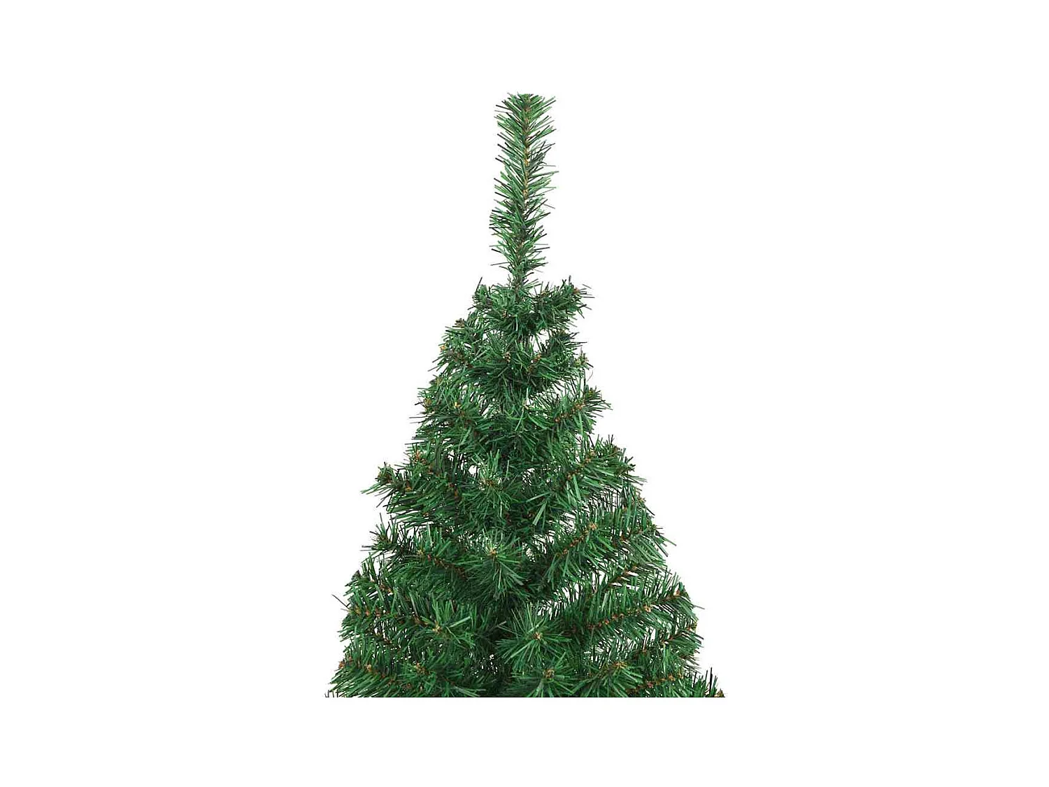 Árbol de Navidad artificial Verde 240 cm PVC y Acero y Plástico