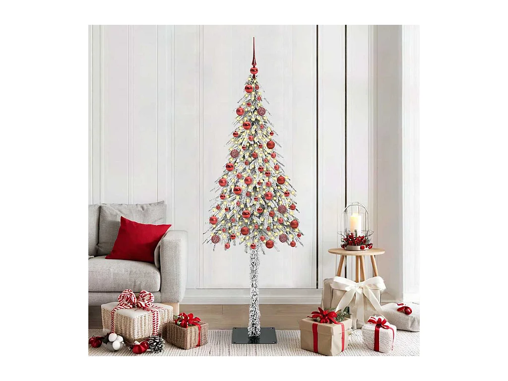 Kerstboom met 300 LED met standaard Wit 180 cm PE en Staal