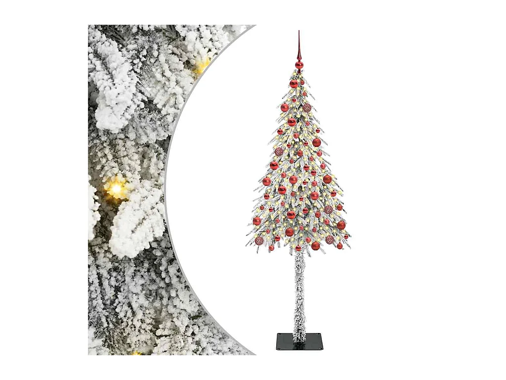 Kerstboom met 300 LED met standaard Wit 180 cm PE en Staal