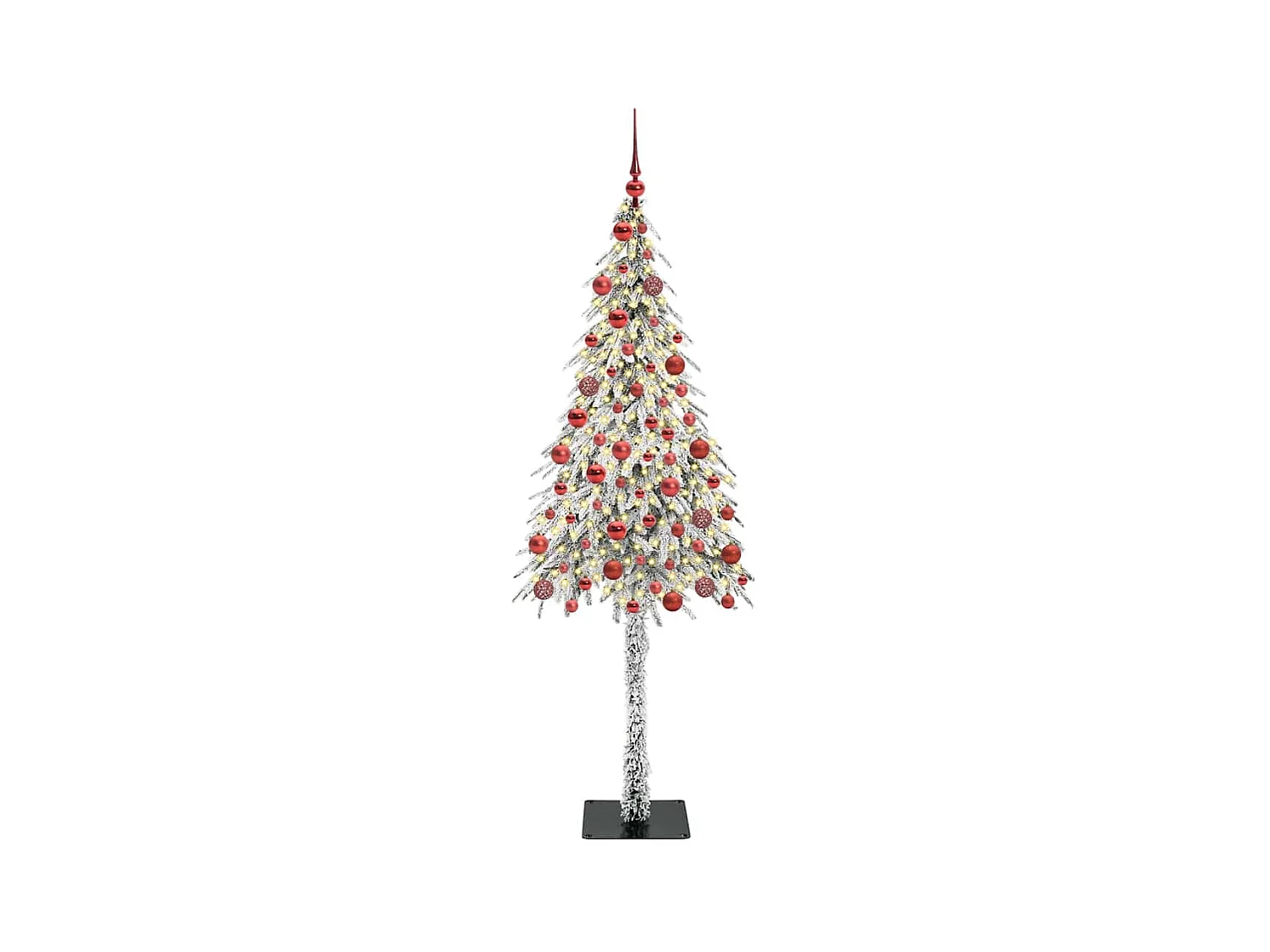 Kerstboom met 300 LED met standaard Wit 180 cm PE en Staal
