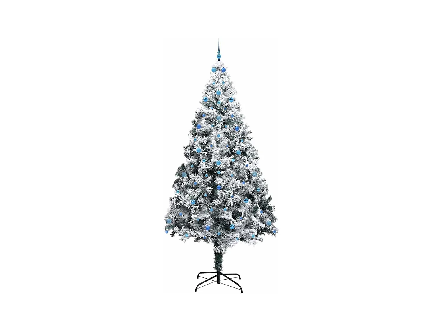Kerstboom met decoratieve touwlichten Wit 300 cm PVC