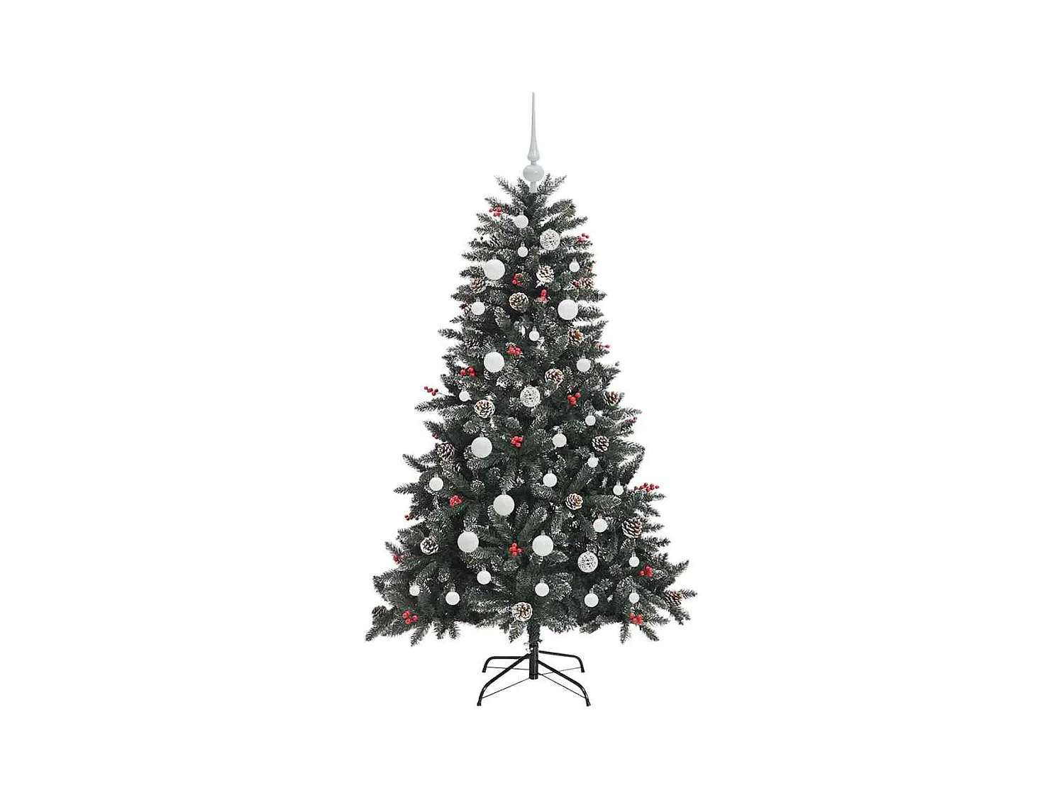 Árbol de Navidad artificial con 150 LED Verde 68 x 68 x 120 cm