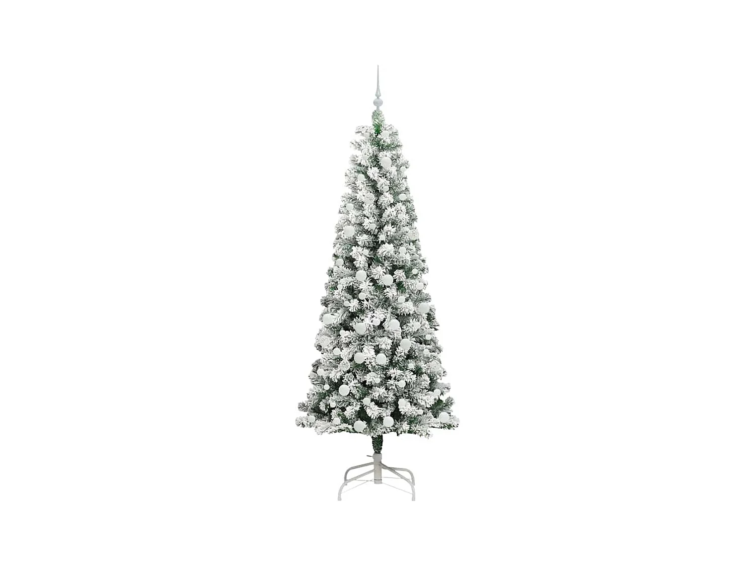 Árbol de Navidad artificial con ramas articuladas 210 cm PVC