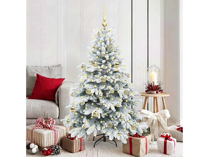 Árbol de Navidad artificial con 150 LED Verde 150 cm PE y PVC