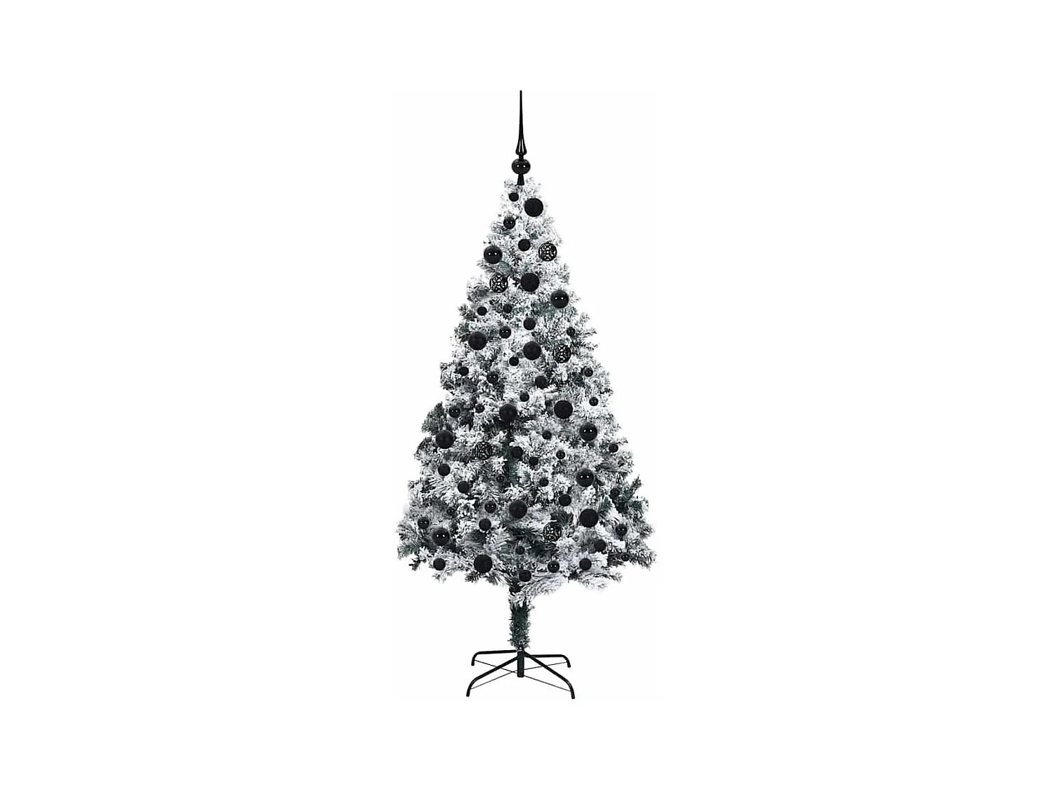 Árbol de Navidad artificial Verde 180 cm PVC y Acero y Plástico