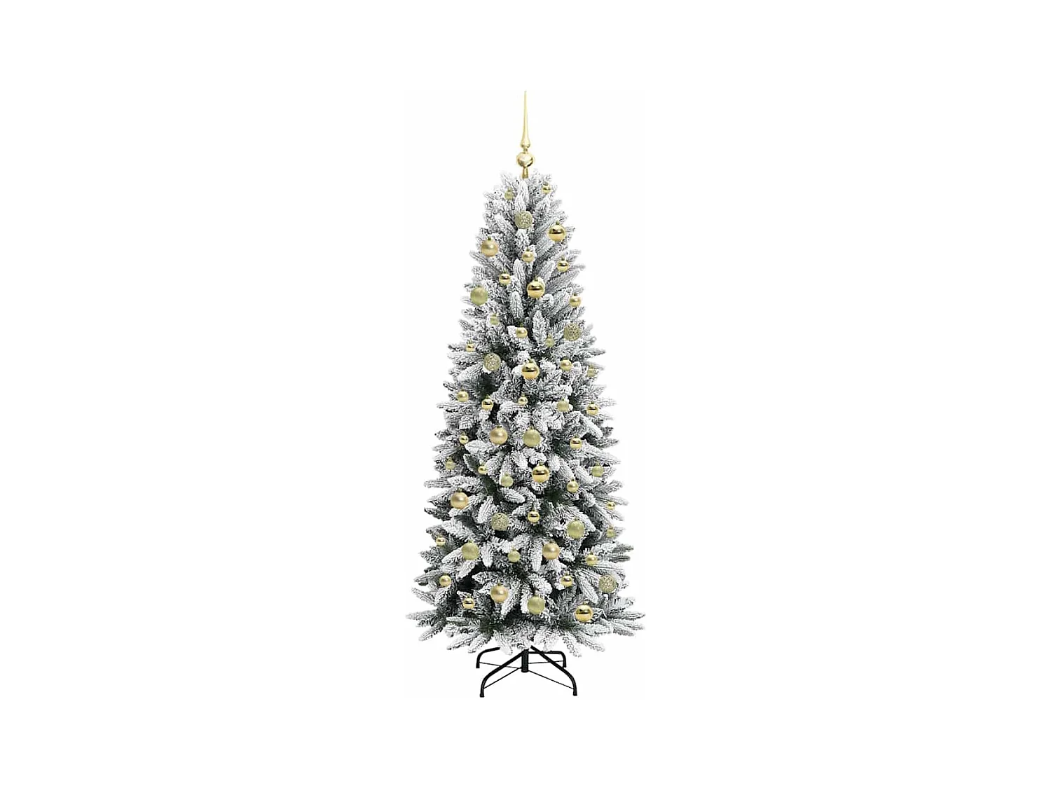 Sapin de Noël artificiel avec 300 LED Blanc 73 x 73 x 180 cm