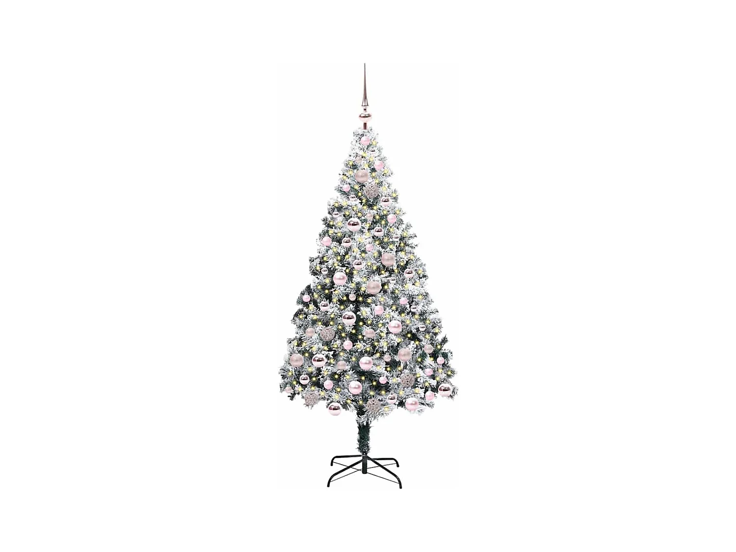 Sapin de Noël artificiel Vert 180 cm PVC, Acier et Plastique
