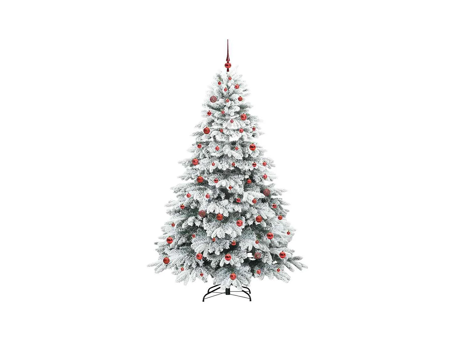 Sapin de Noël artificiel avec 300 LED Vert 210 cm PE et PVC