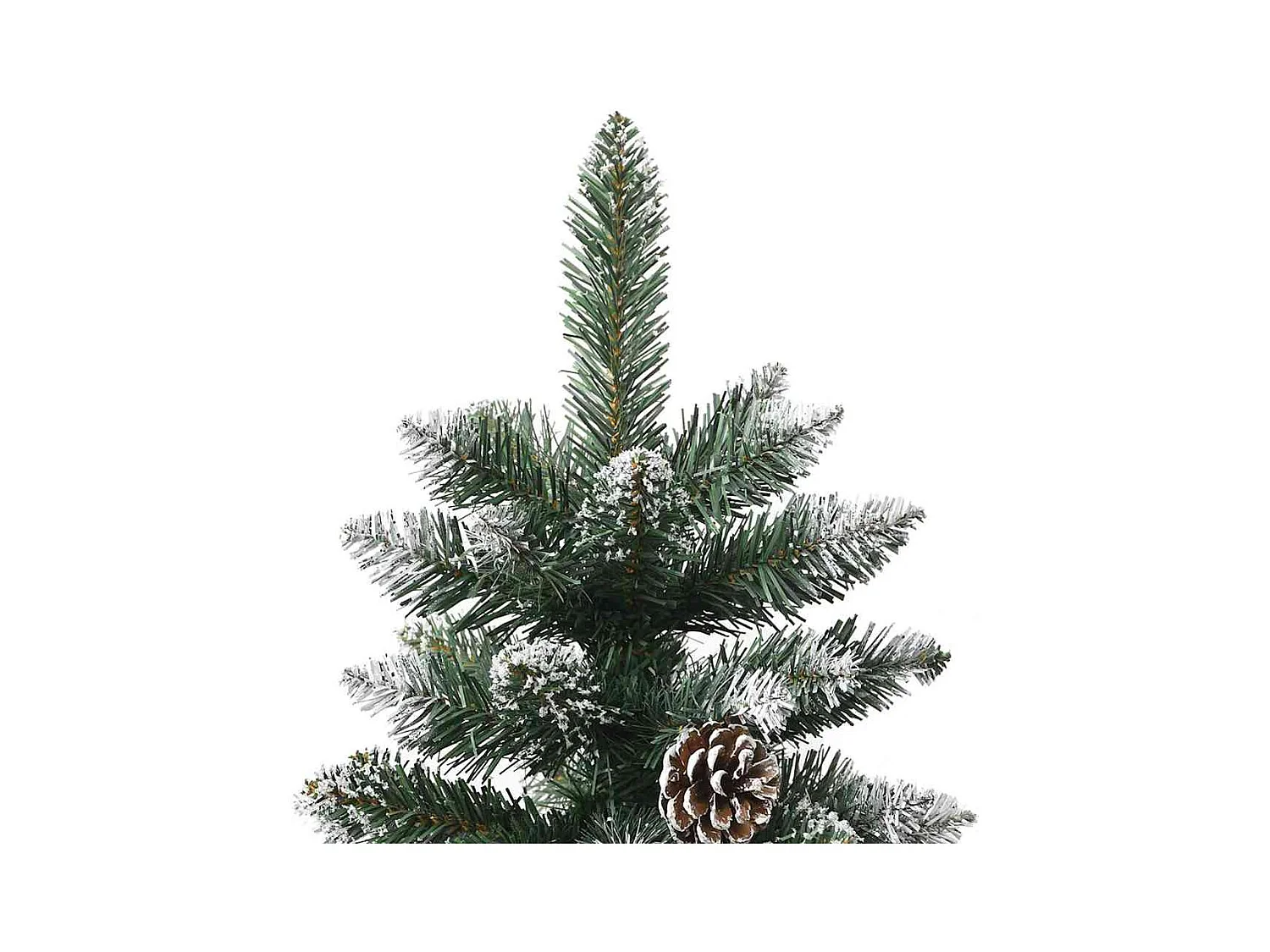 Sapin de Noël artificiel avec 300 LED Vert 96 x 96 x 240 cm