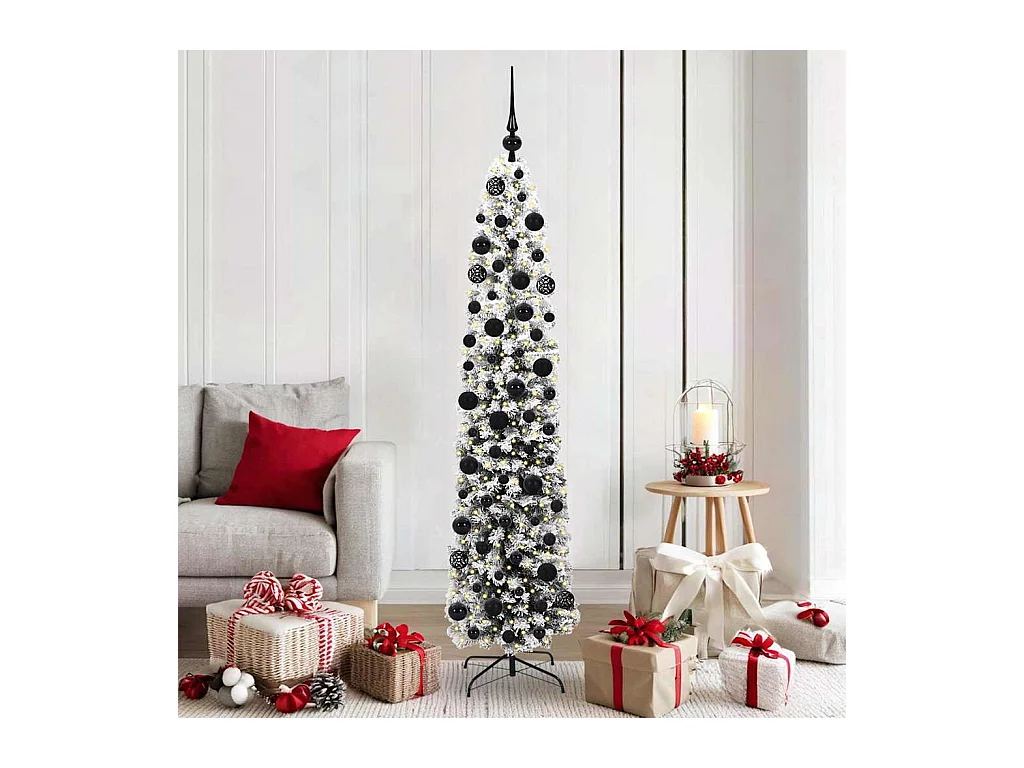 Sapin de Noël artificiel Vert 180 cm PVC et acier et plastique