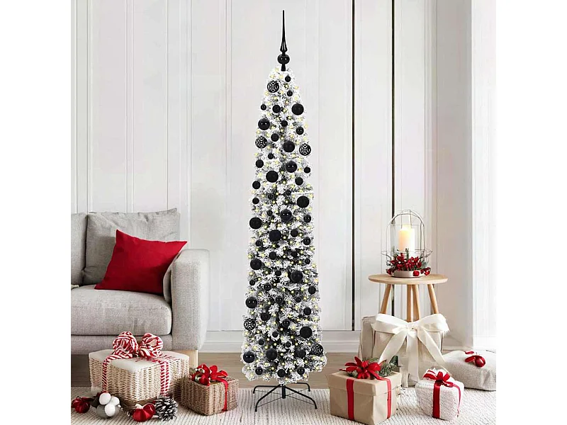 Árvore de Natal Artificial Verde 180 cm PVC e Aço e Plástico