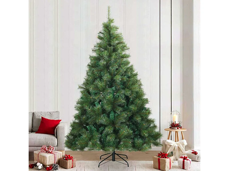 Árbol de Navidad artificial con ramas articuladas Verde 240 cm