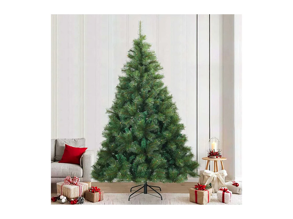Árbol de Navidad artificial con ramas articuladas Verde 240 cm