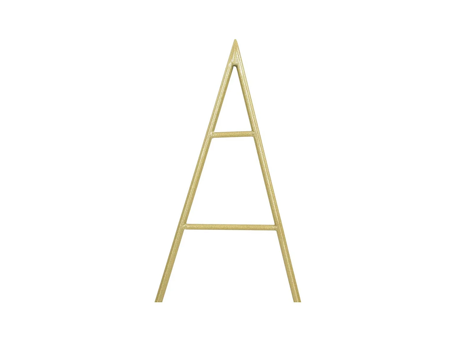 Árbol de Navidad de metal con soporte Dorado 60 cm