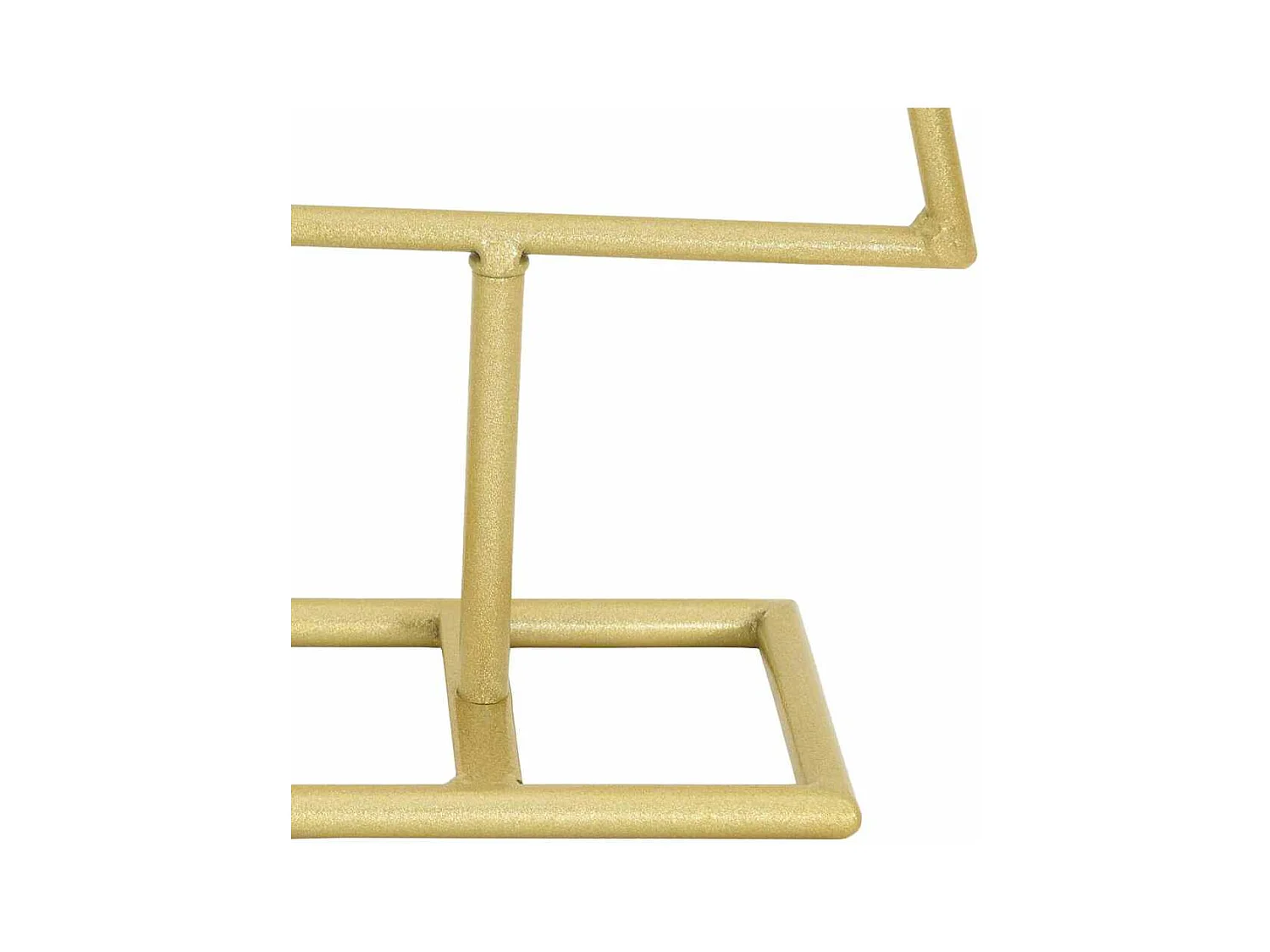 Árbol de Navidad de metal con soporte Dorado 60 cm