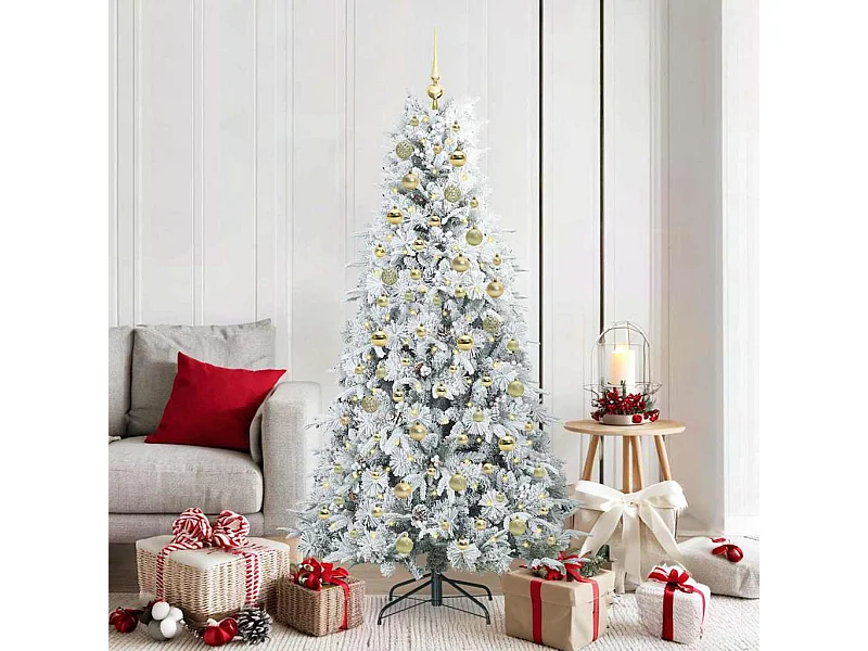 Sapin de Noël Artificiel à Branches Articulées Vert 180 cm