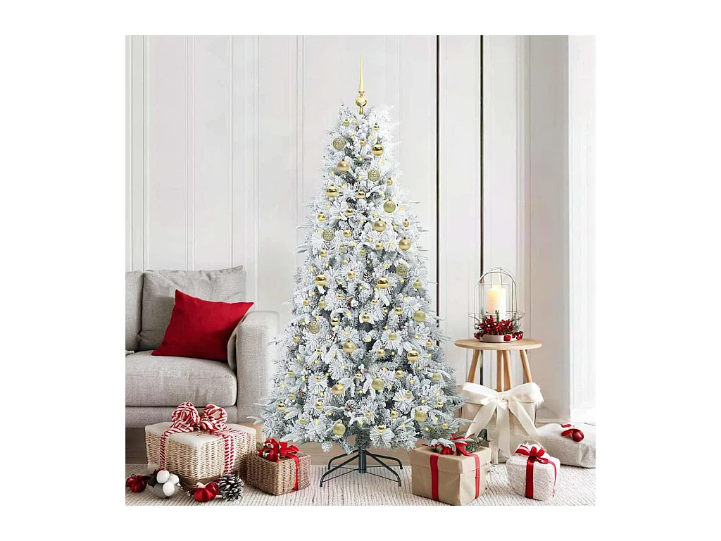 Sapin de Noël Artificiel à Branches Articulées Vert 180 cm