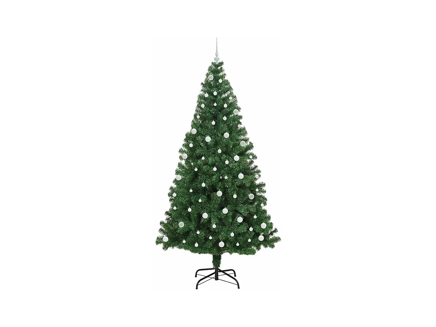 Sapin de Noël artificiel Vert 240 cm PVC, Acier et Plastique